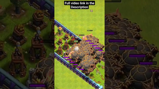 Clan Capital All Defenses Vs 100 X Rocket Balloon | Clash of Clans #clashofclans #supercell #coc