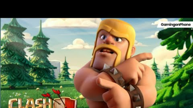 Clash of clans town hall two and My first gameplay