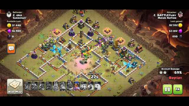 Clash of Clans War League Attack #1 by BATTLEfury