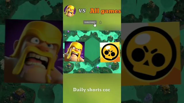 clash of clans vs All gemes #coc #shorts #gems #vs