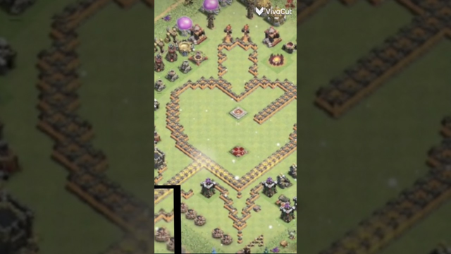 Wall art in Clash of Clans