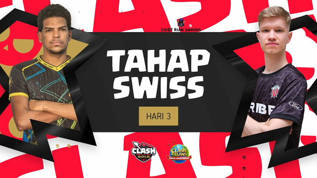 TAHAP SWISS HARI-2 CLASH MSTRS GOLDEN EDITION 2023 | CLASH OF CLANS