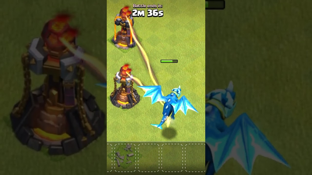 1x Max Electro Dragon vs All Level Inferno Tower Clash Of Clans #shorts #trending #gaming #coc