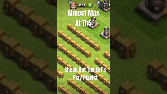Almost Max At Th5 In Clash Of Clans #shorts #clashofclans