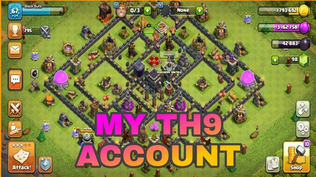 MY TH9 Clash of clans Account l Upgrading 2 Lvl 6 army camp to Lvl 7   #COC #clashofclans #cocgamers