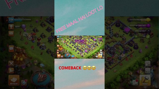 #comebackvideo  FREE ITEMS FROM AHOP IN CLASH OF CLANS COLLECT ASAP #coc #sumit007