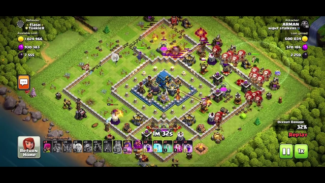 #coc#clash of clans#queen charge#lava loon #1.7M gold and 1.5M Elixir