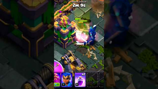 see the POWER of raged PEKKA, clash of clans #shorts