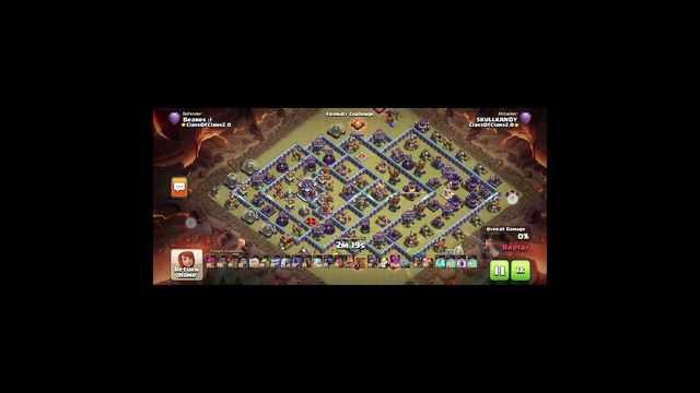 Clash of clans legend league attack strategy for corner town halls  #coc #gaming