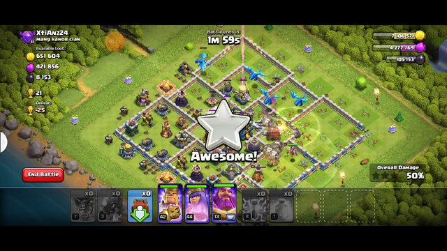 clash of clans 3star attack
