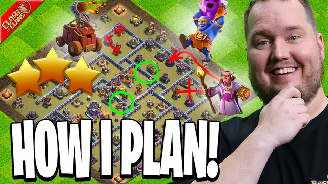 How To Plan And Attack Bases for 3 Stars In War! (Clash of Clans)
