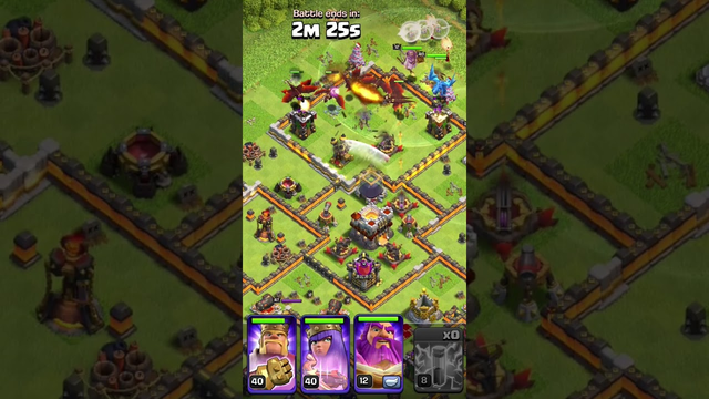 Clash of Clans Dragon attack #clashofclans #darkages #trending #coc #gaming #clash #clashworlds