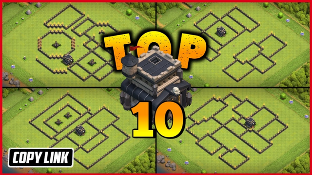 TOP 10! Town Hall 9 Hybrid/War Base Layout with Copy Link | Clash of Clans