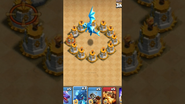 super wizard tower vs Electro Dragon clash of clans #trending #viral #coc