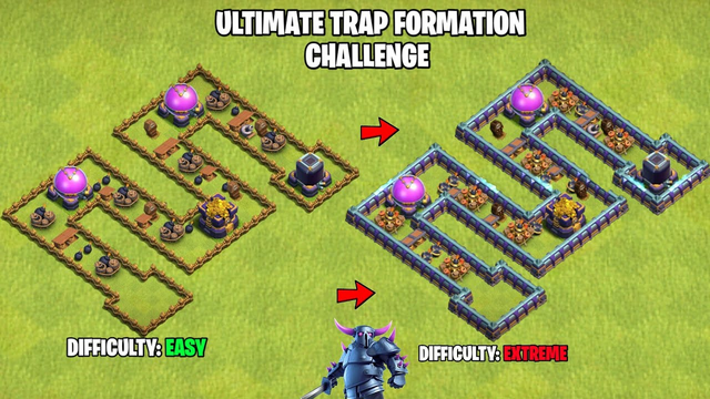 Mastering the Ultimate Traps Base Vs Maxed Troops | Clash of Clans