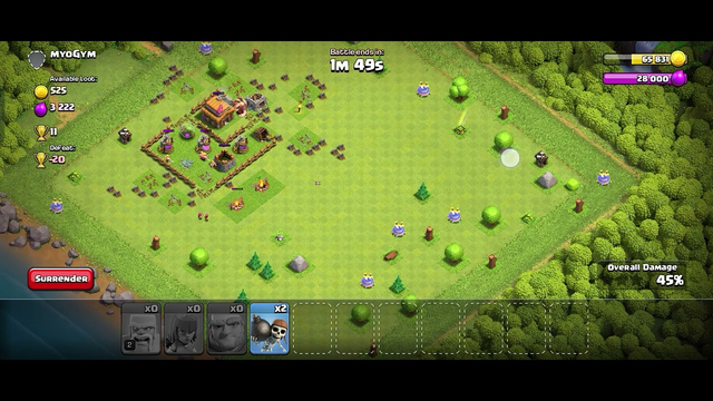 gaming video || Clash of clans world ||Attack of my another new id || how to earn coins || 969