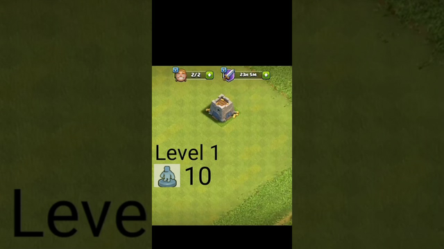 clash of clans clan castle 1to11(max) level upgrade #shorts #coc #clancastle #upgrade