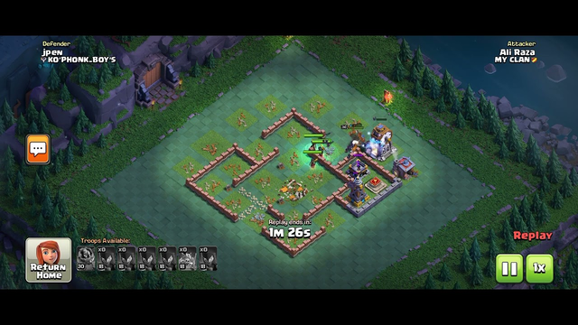 clash of clans #builder base #th9 200%attack