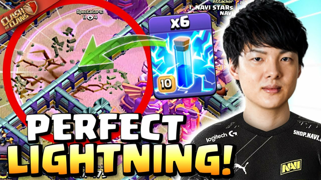STARS tests the LIMITS OF LIGHTNING against Repotted Gaming! Clash of Clans