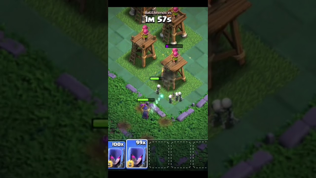 WITCHER WS ARCHER TOWER CLASH OF CLANS #shorts #short #clashofclans #supercell