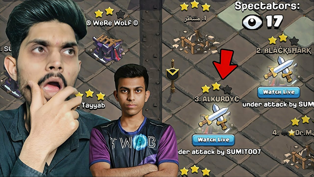 SUMIT007 was trying to save CWL, but............. (Clash of Clans)