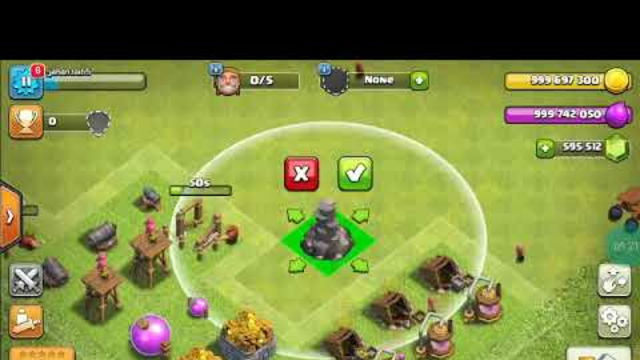 Upgrading th1 to th15 all maxed gameplay(clash of clans)