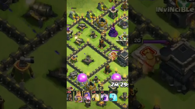 townhall 9 ka best attack | clash of clans #short #attack #coc