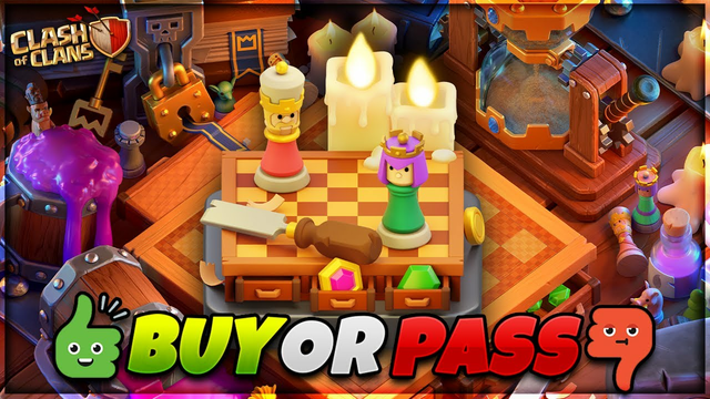 BUY OR PASS CHESS SCENERY IN CLASH OF CLANS