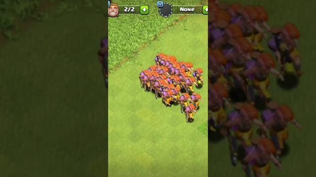 Valkyrie becomes super version: Clash Of Clans #shorts #clashofclans #coc
