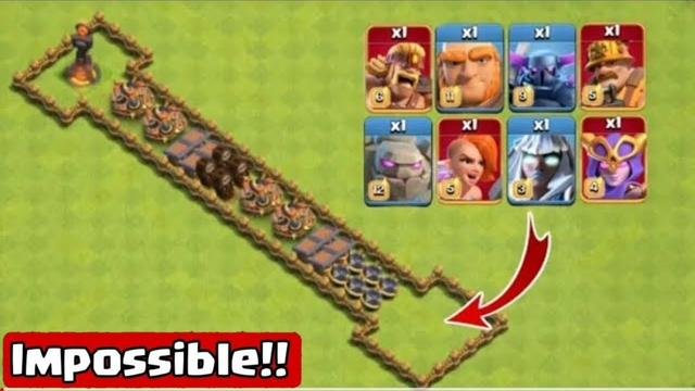 Traps Formation vs Every Troops - Clash Of Clans