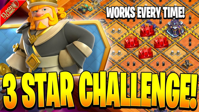 How to Easily 3 Star the Checkmate King Challenge in Clash of Clans!