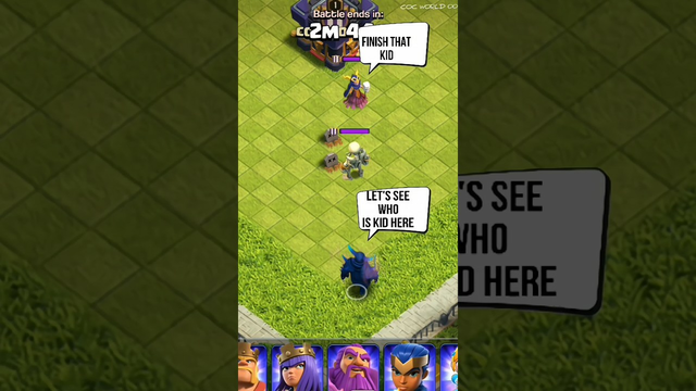 SUPER WITCH VS P.E.K.K.A | CLASH OF CLANS| #trending #clashofclans #coc #shots #gaming #games