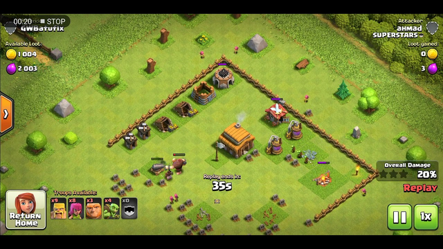 Th 3 attack in coc|| attack for beginner in coc (clash of clans )