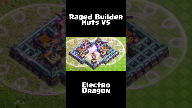 RAGED BUILDER HUTS VS ELECTRO - SUPERCELL CLASH OF CLANS (COC) #cocshorts  #clashofclans  #shorts