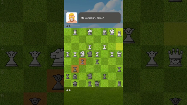 Chess.com - VS clash of clans bot Barbarian - EP25