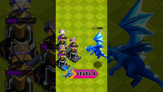 Electro Dragon Level 1 to Max Level | Clash of Clans