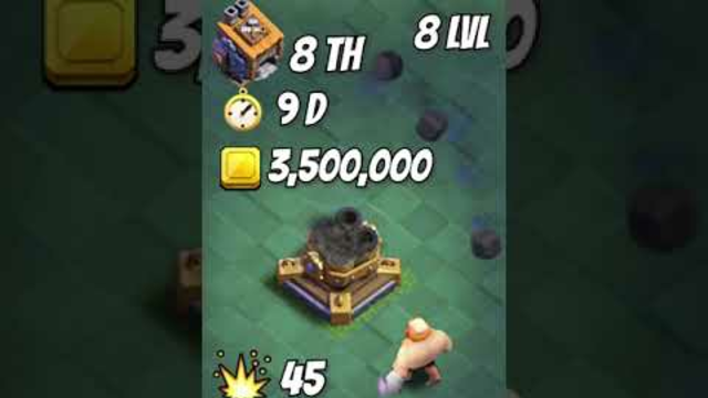 MULTI MORTAR All Levels | Clash Of Clans Shorts | #shorts #clashofclans #clash #coc