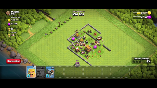 gaming video || Clash of clans world ||Attack of my another new id || how to earn coins || 1013
