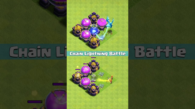 Chain Lightning Battle in Clash of Clans #coc
