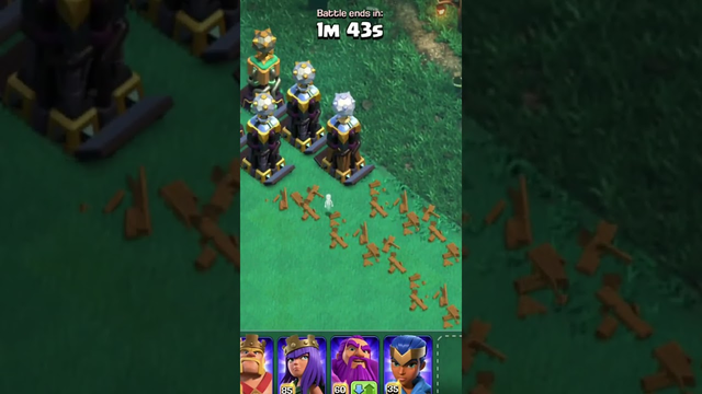 Super Witch vs Hidden Tesla every level: Clash Of Clans #shorts #coc #clashofclans