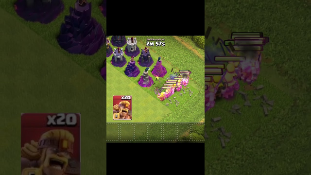 Barbarian and Super Barbarian VS All Wizard Tower Levels #clashofclans #coc