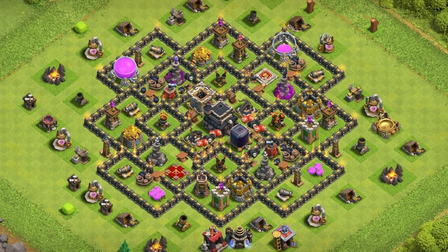 Clash of Clans Town Hall 9 Best Hybrid Base | Farming + Defence Base