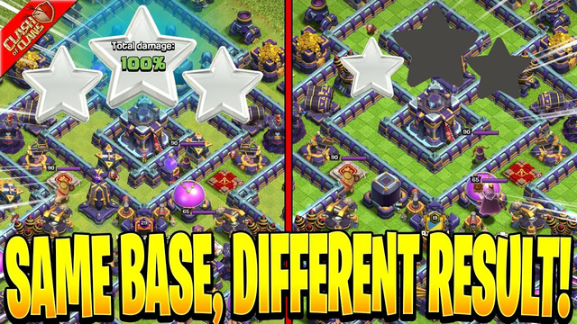 I Attacked the Same Base Back to Back with Different Results! - Clash of Clans