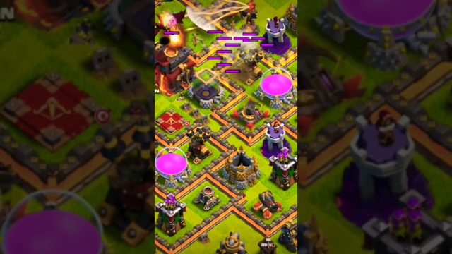 Inferno Tower Destroying Dragon-COC Clash of Clans op Defence Strategy