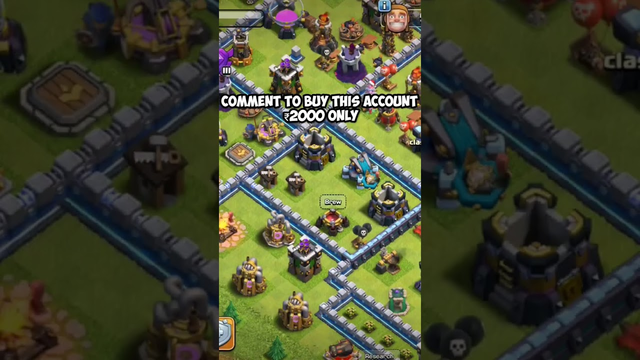 I want to sell this account of clash of clans comment if you want to buy #coc #gaming #ytshorts