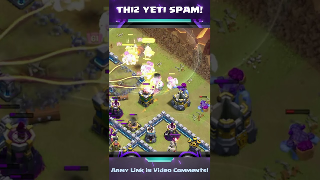 Yeti Spam = Best TH12 Attack Strategy in Clash of Clans?