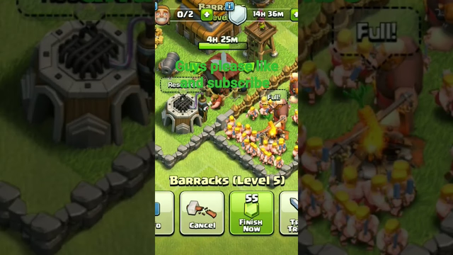 updating my barracks in clash of clans#shortvideo #syedkumail
