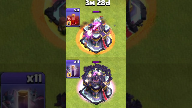 Th 15 vs Bat spell and Skeleton Spell - Clash of Clans