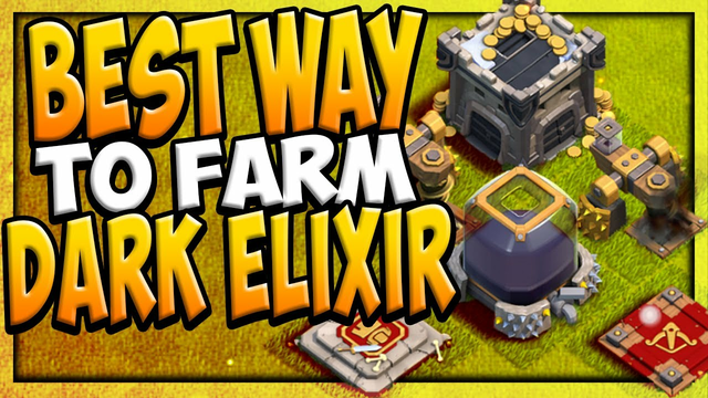 The EASIEST WAY to Farm Dark Elixir! (Clash of Clans)
