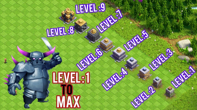 Test the strength of soldier P.E.K.K.A in Clash of Clans game: Is she a real hero?